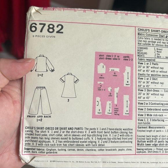 5/$25 Simplicity sewing pattern 6792 girl dress size 4 💙 - Picture 5 of 8